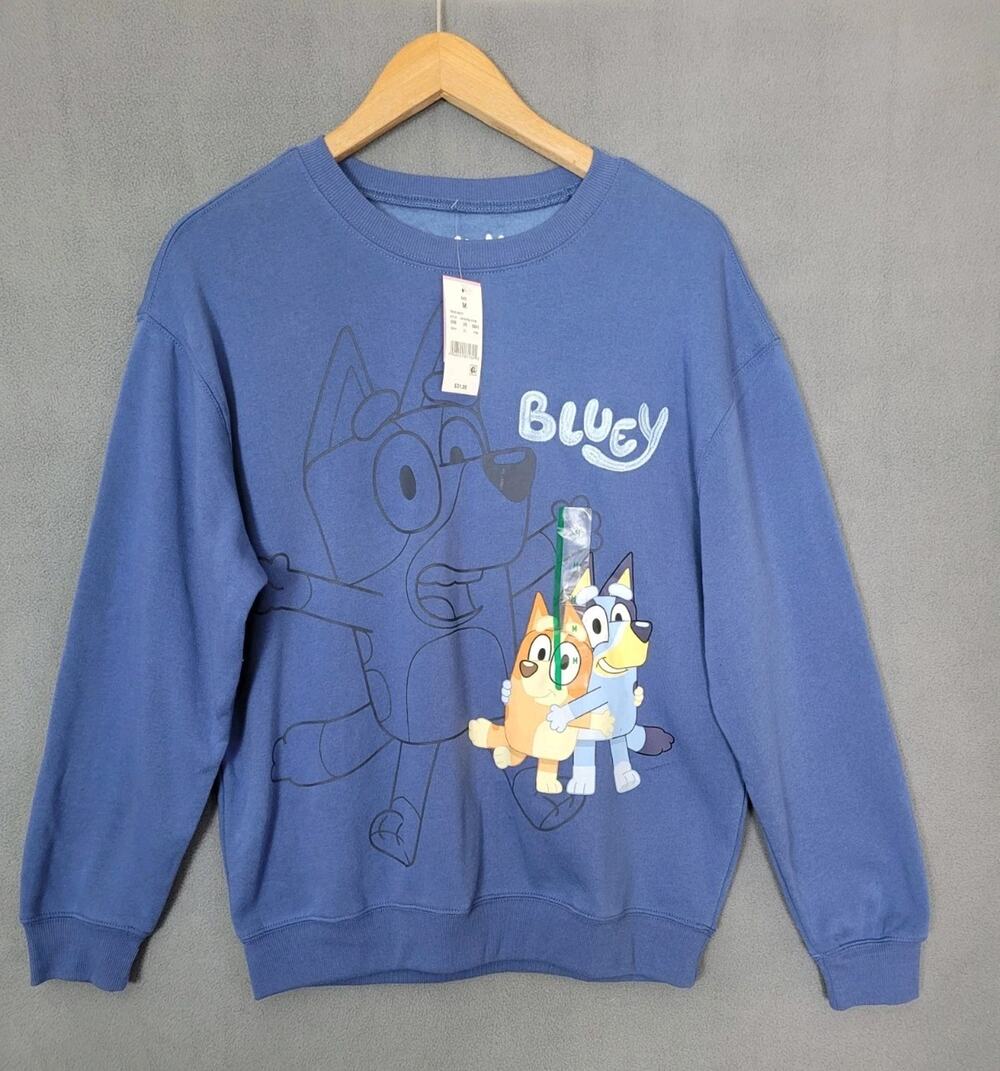 Bluey Bingo Womens Graphic Sweatshirt Size Medium